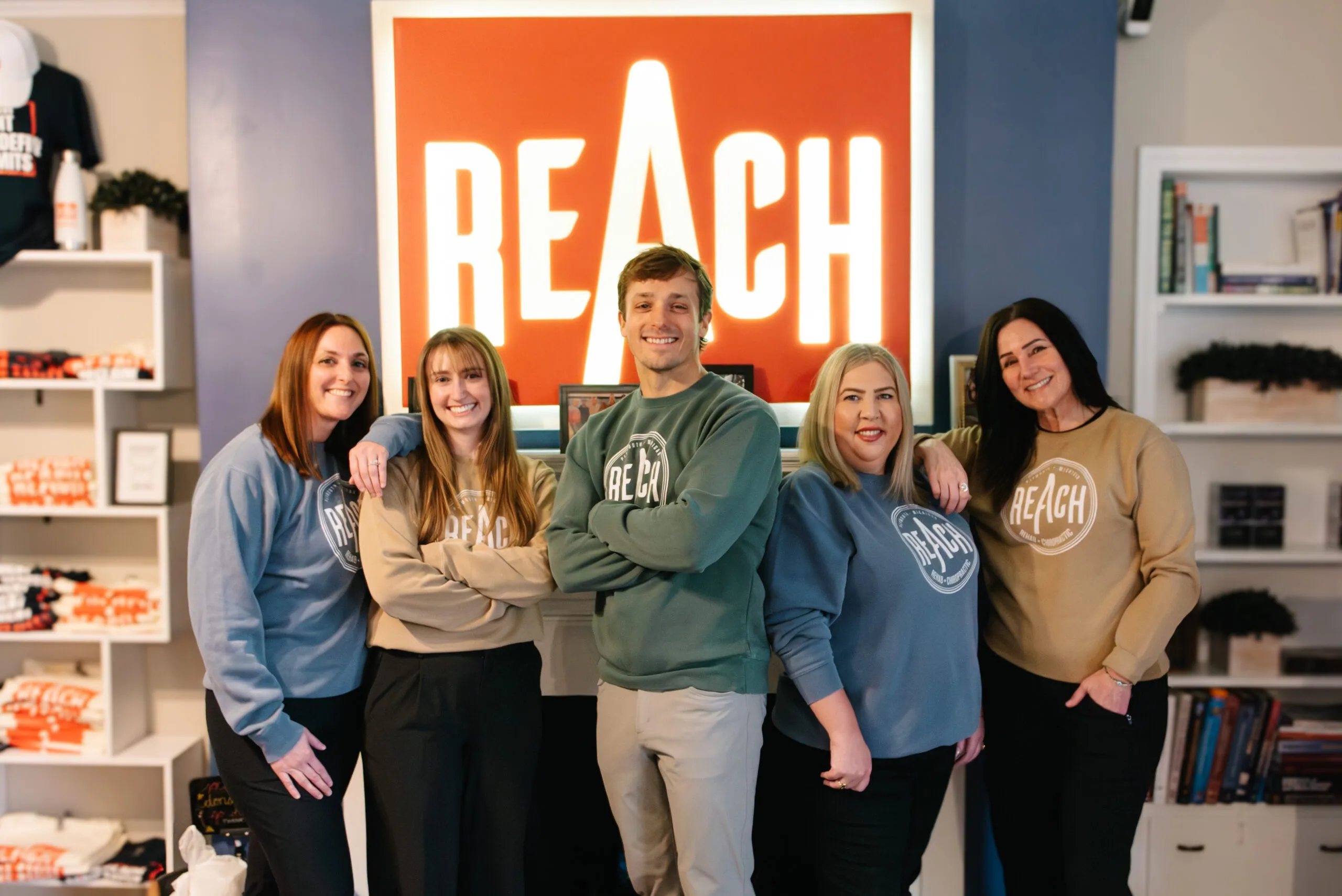 The REACH Rehab + Chiropractic team in Plymouth, MI